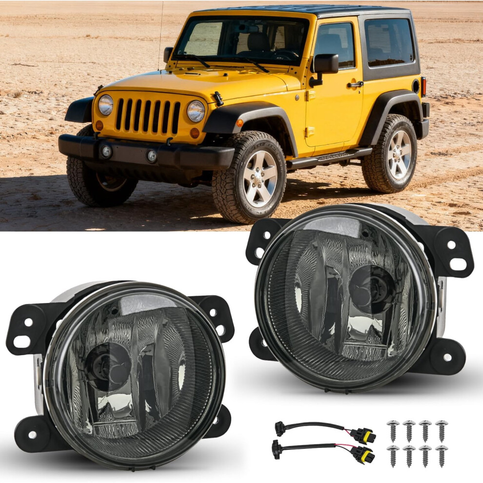 Fog Lights Assembly For Jeep Wrangler Dodge Magnum Chrysler 908436208895