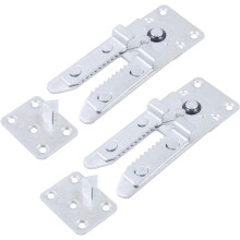 Verbindingsstukken voor modulaire banken, zware krokodillenklemmen voor het verbinden van modulaire banken (2 stuks)