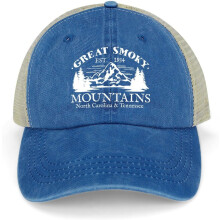 Pánske čiapky Snapback Mesh Baseball Hat pre ženy Baseballové čiapky Great Smoky Mountains Hat