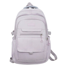 Stor reseryggsäck med laptopfack, casual unisex-ryggsäck för kvinnor och män – kompatibel med 15,6" laptop (Z1-Violet)