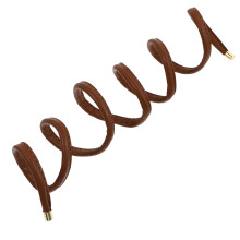 Élastiques à cheveux ajustables pour filles, marron, lot de 1