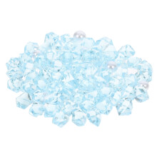 Hemelsblauw kristal aquariumzand, hars en kwarts, 40 g