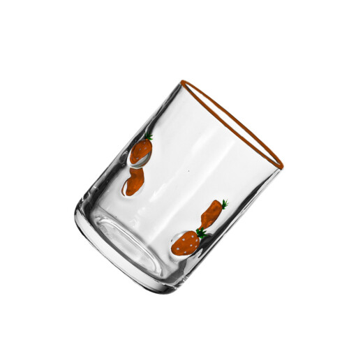 Creative Fruit Glass Cup for Party and Everyday Use-strawberry