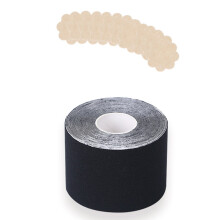 Kit de Fita Adesiva para Levantamento de Seios com Protetor de Mamilos, Fita Corporal para Levantar e Modelar os Seios, Resistente ao Suor.