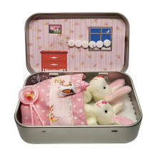Lapins de poche Dreamyjuly pour garnir les paniers de Pâques, kit de jouets à faire soi-même pour l'adoption d'animaux, peluches à offrir pour