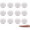 Conjunto de 12 bolas de espuma de poliestireno brancas e lisas de 10 cm (4 polegadas) para projetos de arte, artesanato, decoração escolar, 1