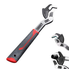 8" Self-Locking Pipe Wrench, Vanadium Alloy Steel, Non-Slip Handle, Compatible with Standard Pipes