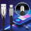 5A Alloy Micro USB Android kabel pro rychlonabíjení dat a synchronizaci dat, kabel pro super rychlé nabíjení 5A 2