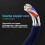 5A Alloy Micro USB Android kabel pro rychlonabíjení dat a synchronizaci dat, kabel pro super rychlé nabíjení 5A 6