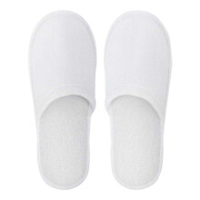 Pantoufles jetables MBXM (blanches) – Antidérapantes, idéales pour les voyages, la maison, le spa, les hôtels, le bureau et les fêtes –