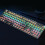 Μηχανικό πληκτρολόγιο Steampunk RGB, 30 εφέ φωτισμού, πάνελ αλουμινίου, μακροεντολές 4