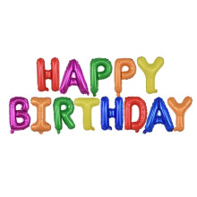 Guirlande de 13 ballons « Joyeux anniversaire », lettres en mylar de 40 cm, ballons personnalisés avec prénom, réutilisables, pour