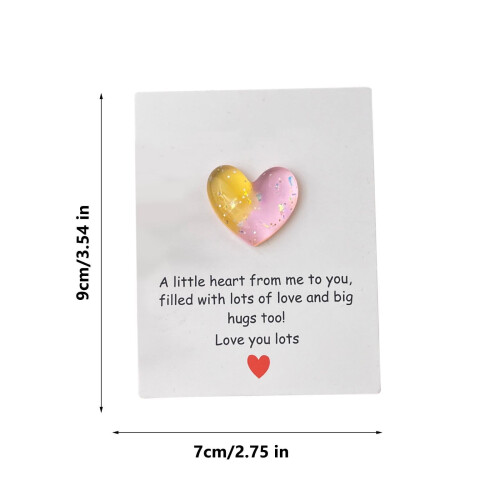 Carte câlin de poche pour la Saint-Valentin - Rose