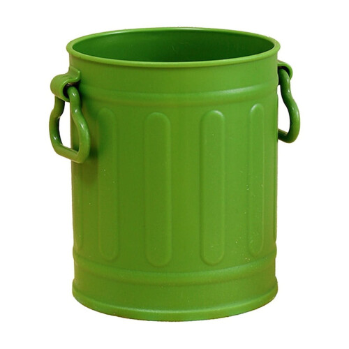 Θήκη στυλό Retro Barrel με 2 λαβές, πλαστική θήκη για μολύβια και πινέλα μακιγιάζ,