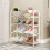 Trapezoidal Shoe Rack for Home Dormitory 4-Tier 6