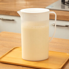 Carafe isotherme 1,5 L sans BPA – Modèle fin pour réfrigérateur avec couvercle filtre et bec verseur anti-goutte – Résistante à la chaleur