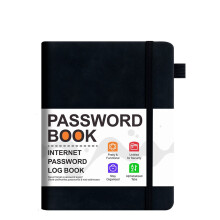 Alphabetisches Passwortbuch, Internet-Adressorganisator, Hardcover-Logbuch für Senioren & Website-Logins (11,9 x 15,5 cm)
