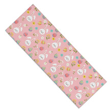 Camino de mesa rosa claro para Pascua, 33 x 91 cm, resistente al calor y lavable a máquina – Compatible con la decoración de fiestas en el hogar.