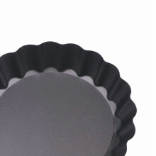 Moules à mini-tartelettes de 10 cm avec fond amovible, antiadhésifs, cannelés, pour mini-tartelettes et mini-cupcakes.