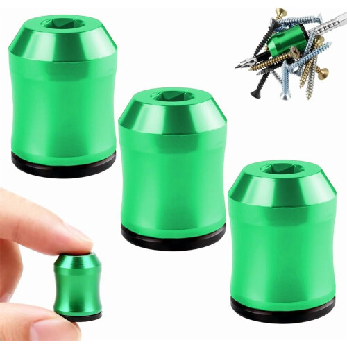Aluminum Alloy Magnetic Bit Holder, Magnetizer Demagnetizer Tool for Screwdriver Drill Bits Hex Shank
