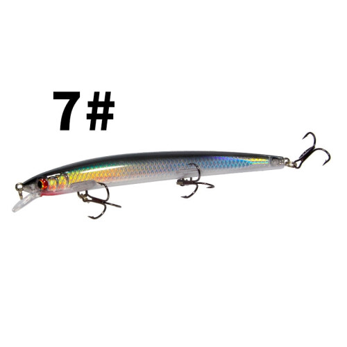 2 Stück robuste Minnow-Köder, 15,4 g/13,5 cm, harte, bionische Bleistiftköder aus Kunststoff