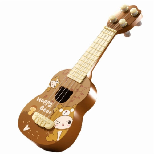Barnukulele leksaksgitarr – tecknad design, 20 tum,