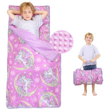 Unicorn Toddler Nap Mat with Pillow and Blanket