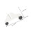 2Pcs White Partition Support Bracket with Antitip Stabilizer for Screen Dividers 2