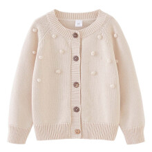 Kids Cardigan Sweater Long Sleeve School Uniform Knit Cardigan Button Cable Clousure Sweater for Fall and Winter