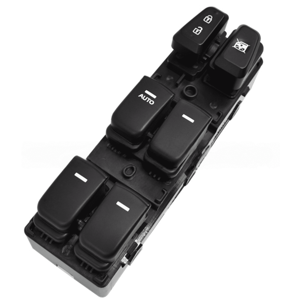 Replacement Driver Side Power Master Window Switch For Hyundai Sonata 2011-2015, Automotive Power Window Switches- Black 9399596089331