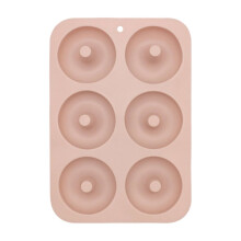Moule à donuts en silicone, antiadhésif et de qualité alimentaire, compatible lave-vaisselle, facile à nettoyer – Compatible avec tous les