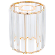 Tienidlo na závesnú lampu z umelého krištáľu zlatej farby