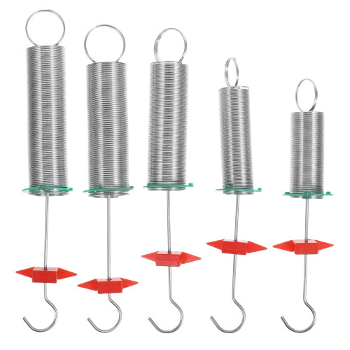 5-teiliges Set Hookescher Federn für Physikexperimente, Schulunterrichtsmaterial