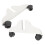 Support de cloison blanc avec stabilisateur anti-basculement (2) 5