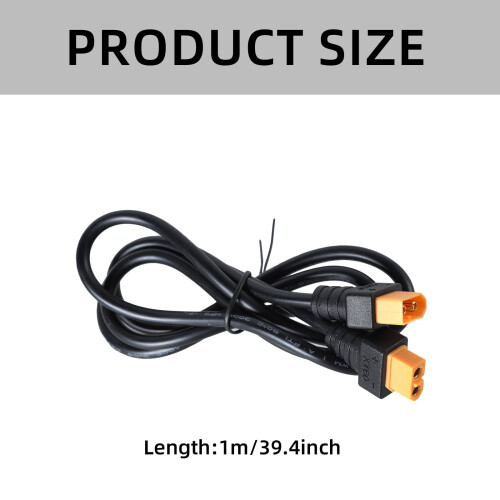 Καλώδιο επέκτασης 3FT18AWG από επικασσιτερωμένο ορείχαλκο, καλώδιο τροφοδοσίας 2
