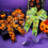 Halloween satijnen lint 2,5" x 5 yards 5