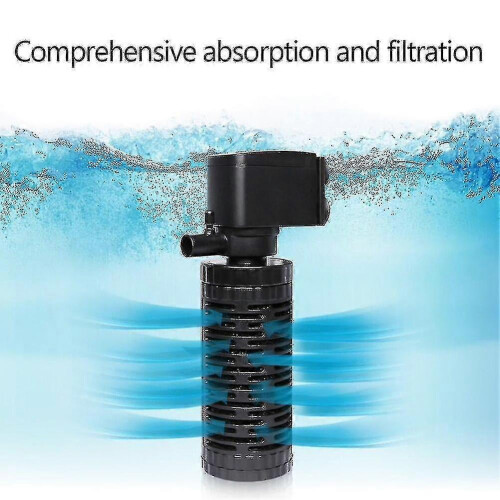 3-i-1 dränkbart akvariefilter med luftpump 1