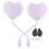 Motorbike Side View Mirrors Convex Adjustable2Pieces 1