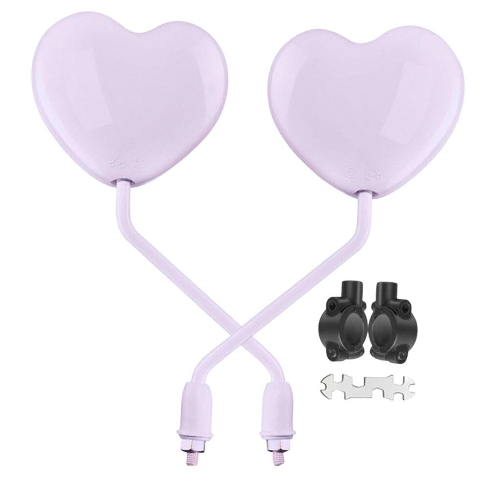 2 Pieces Side View Mirrors Motorbike Mirror Scooter Mirror Wide View Convex Lens Adjustable For Electric Scooters 9027700013445