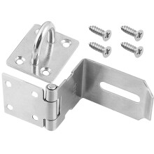 Heavy Duty Stainless Steel Door Hasp Lock for Gate Shed Barn and Pool Gate Security