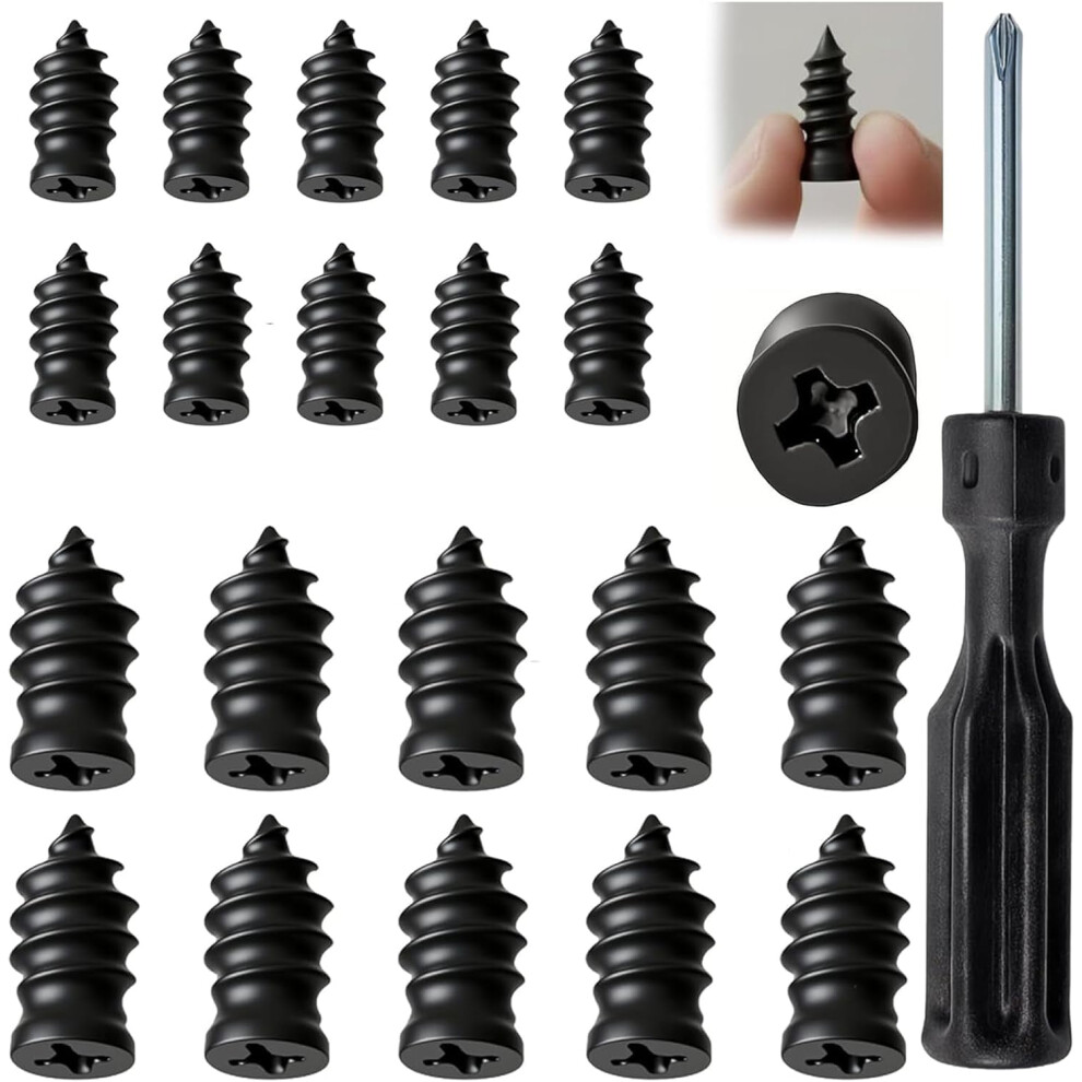 Upgraded Vacuum Tire Repair Kit With 2 Screw Sizes, Quick Self-Service Plugs For Cars, Motorcycles & Trucks Â Compatible With Standard Tires 9027700014558