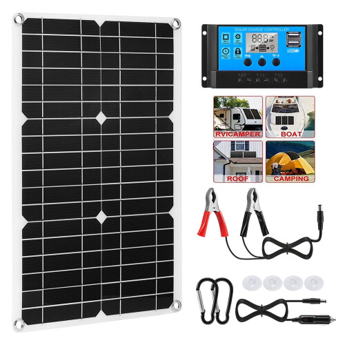 400W Solar Panel Kit with 12V 100A Charge Controller for