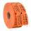 Lotteripapper, dubbelrulle, 500 ark, orange 1