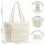Dames Puffer Tote Bag – Gewatteerde, lichtgewicht laptoptas 1