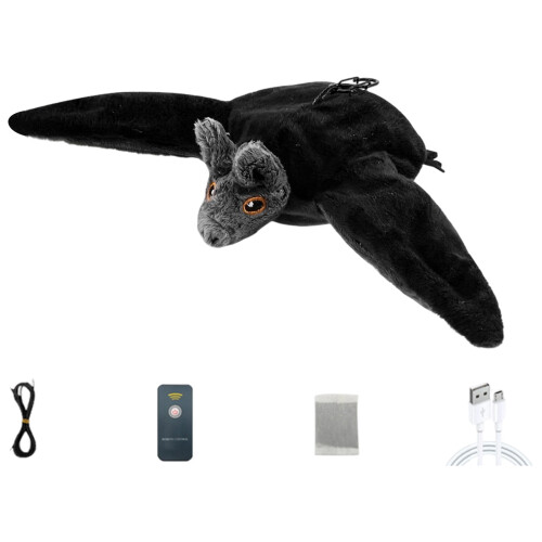 Flapping Bird Cat Toy, Rechargeable, 3 Modes