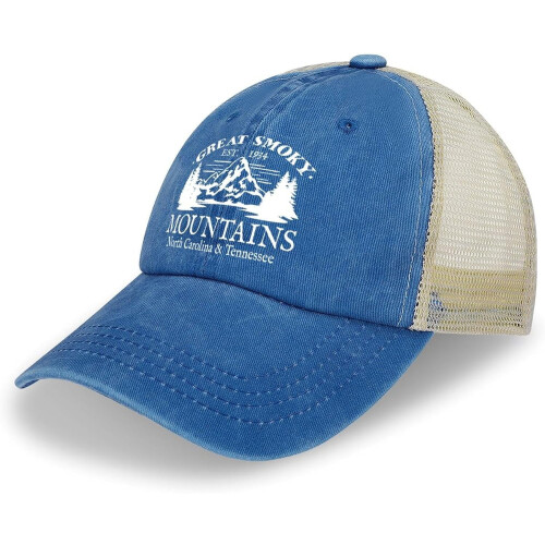 Ανδρικά καπέλα Καπέλο μπέιζμπολ Snapback Mesh για γυναίκες Καπέλο μπέιζμπολ Great Smoky 2