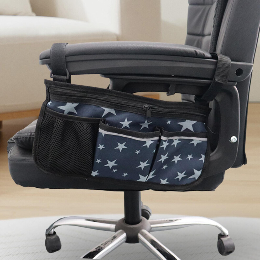 Multi-Purpose Walker Side Pouch Bag for Office â Oxford Cloth, Cup Holder & Hanging Strap, Compatible with Standard Walkers