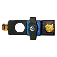 Heavy Duty Brass Battery Disconnect Switch – High Current Master Isolator Kill Switch, Quick Disconnect for Cars, RVs, Boats