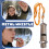 Emergency Whistle 120dB Lightweight Durable Silver Pair 1