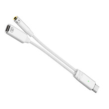 Cabo divisor 2 em 1 para adaptador de carregamento USB-C